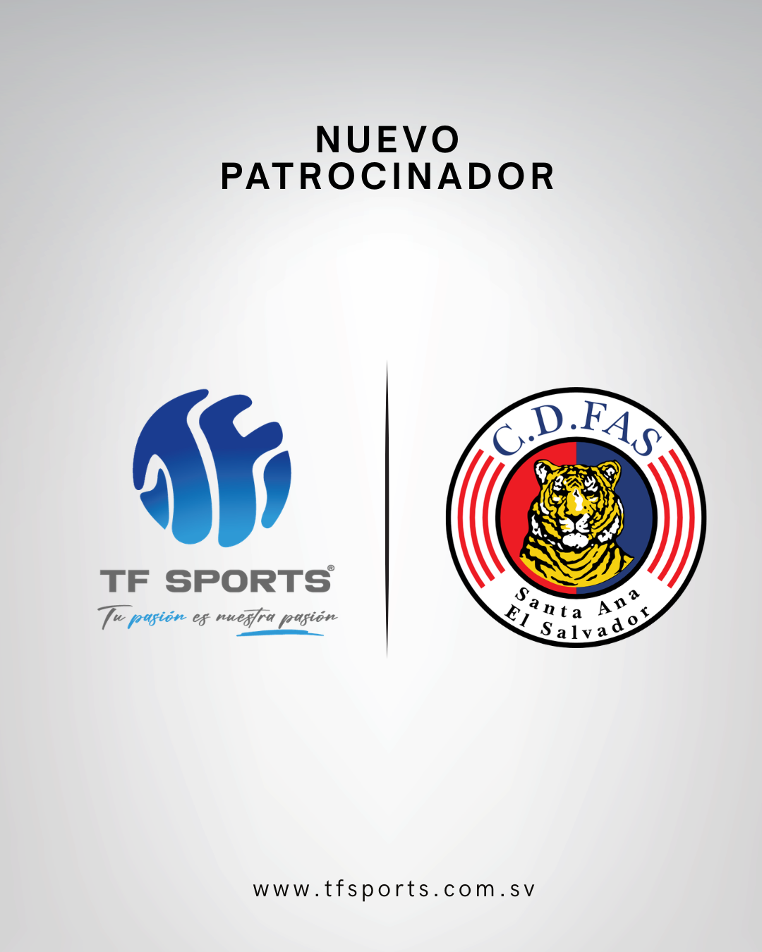TF SPORTS se suma como nuevo patrocinador de C.D. FAS y refuerza su compromiso con el deporte salvadoreño